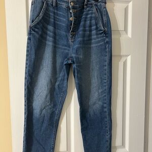 Women’s Blue “Mom” Jeans